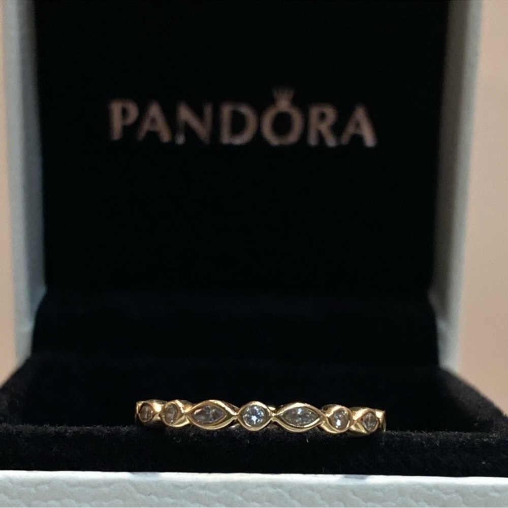 Pandora 14k Solid Gold Ring - image 1